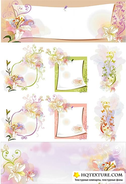 Lilies flower elements