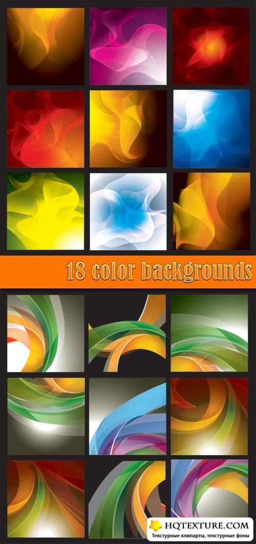 18 color backgrounds