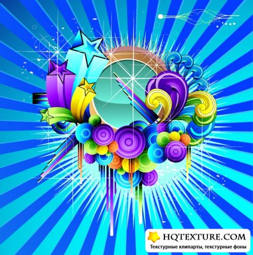 Stock Vector - Abstract color