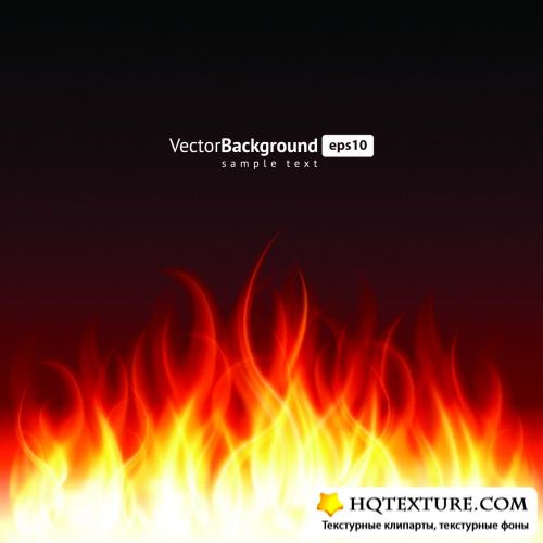 Fire Backgrounds Vector