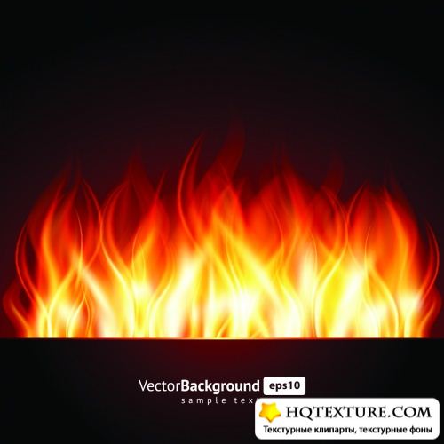 Fire Backgrounds Vector