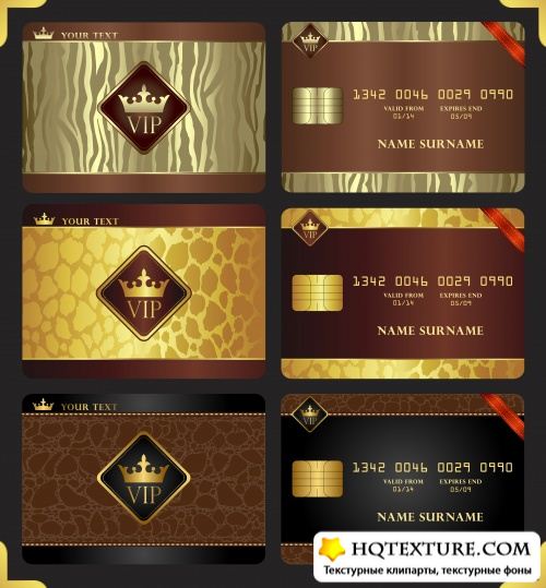 Gold vip cards
