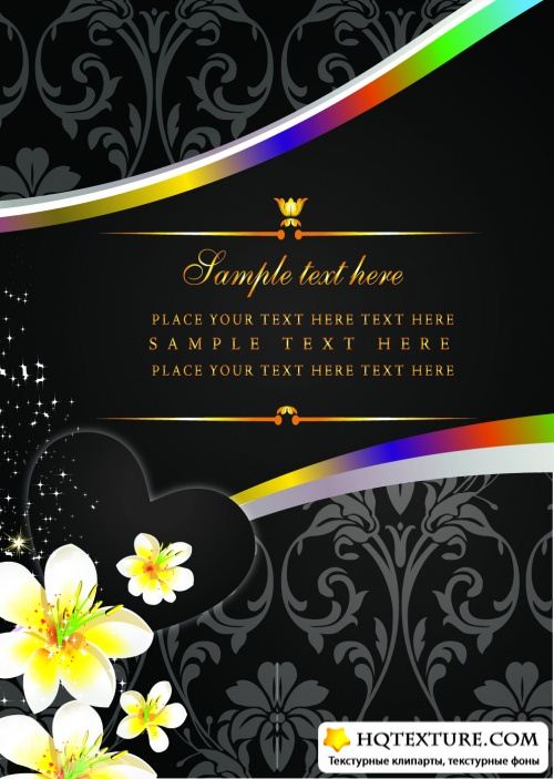 Luxury Greeting Cards Vector