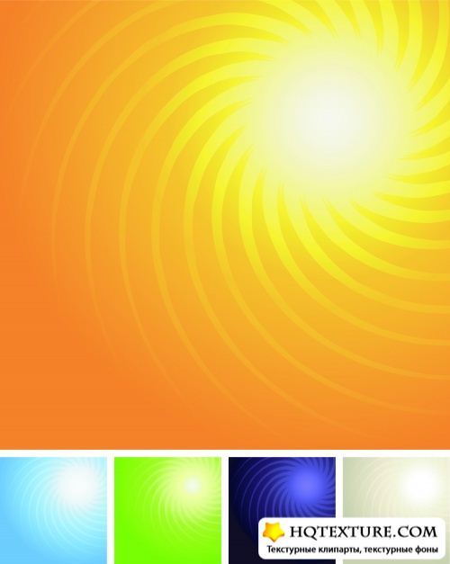 Sun Color Backgrounds Vector