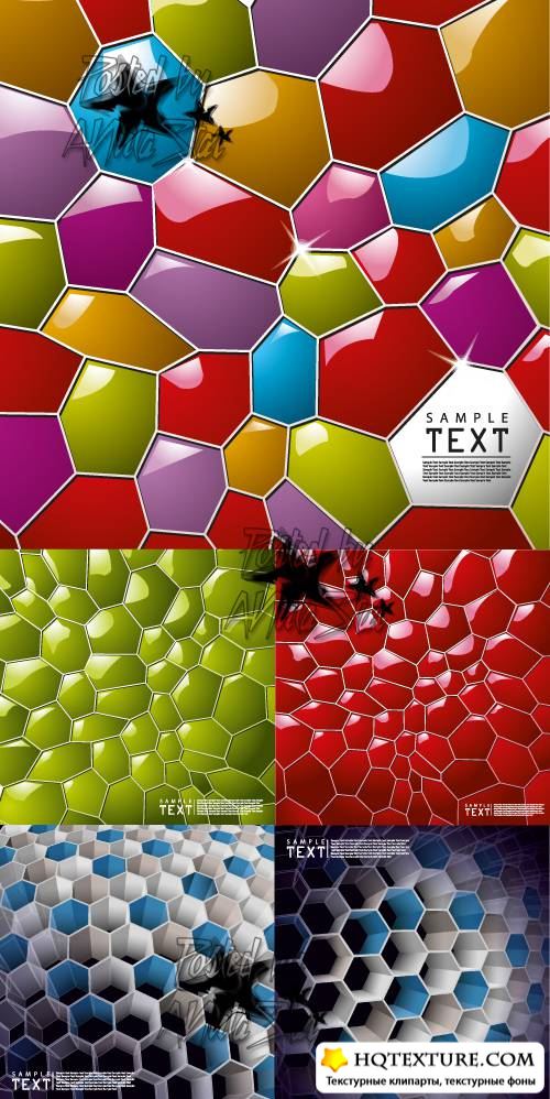 Background of Three-dimensional Honeycomb Vector