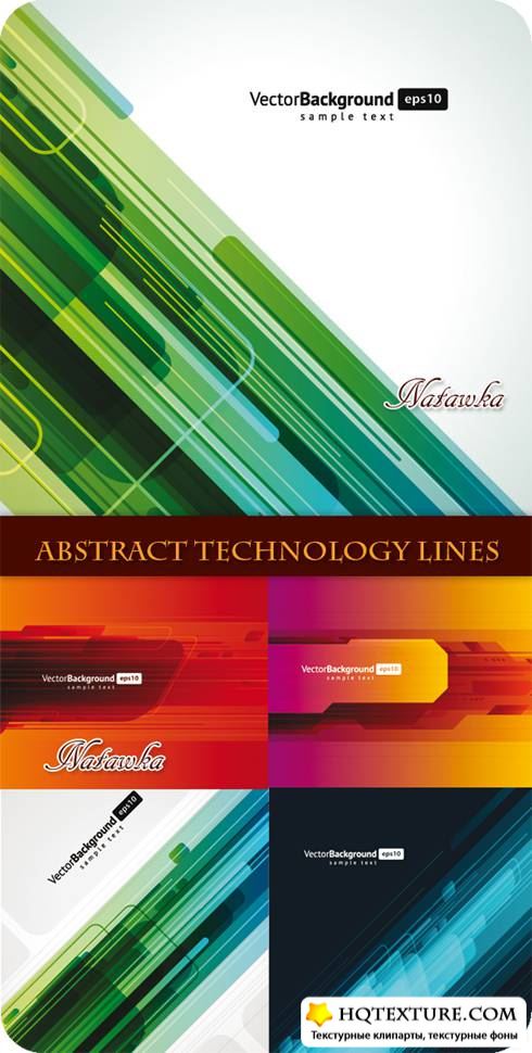 Abstract Technology Lines - Stock Vector