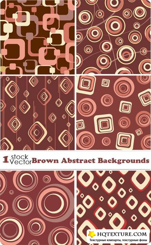 Brown Abstract Backgrounds Vector