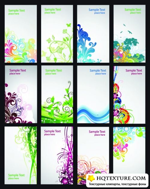 Colored Backgrounds Vector