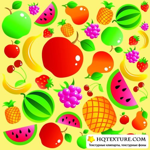 Fruits Seamless Patterns