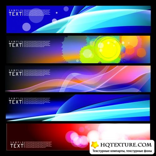 Abstract Banners Vector
