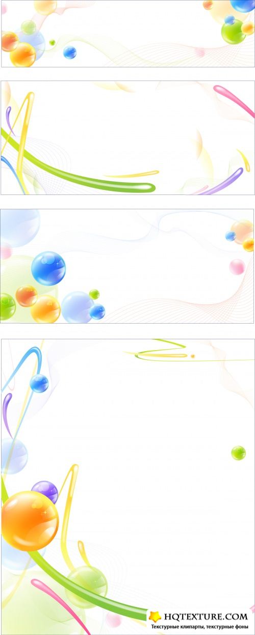 Colourful abstract backgrounds