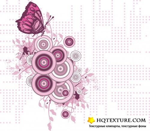 Free vector illustration - Digital Butterfly