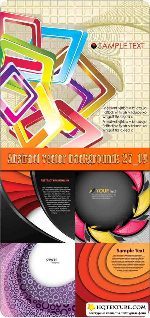Abstract vector backgrounds 27_09