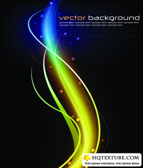 Glowing Backgrounds Vector