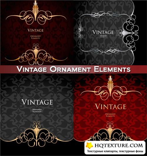Vintage Ornament Elements