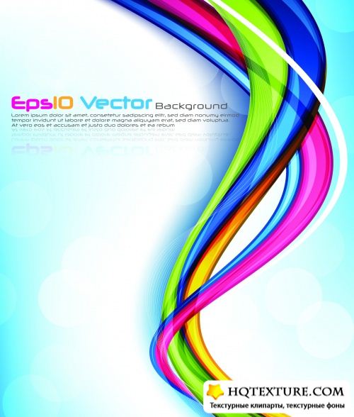 Stock Photo: Color vector background collection