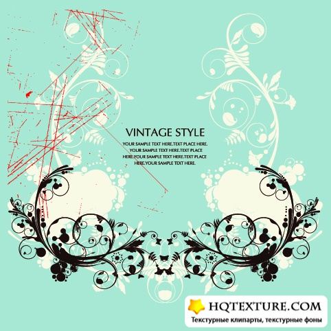 Stock Vector - Vintage Style 2