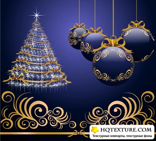 Vector background for Christmas and New Year