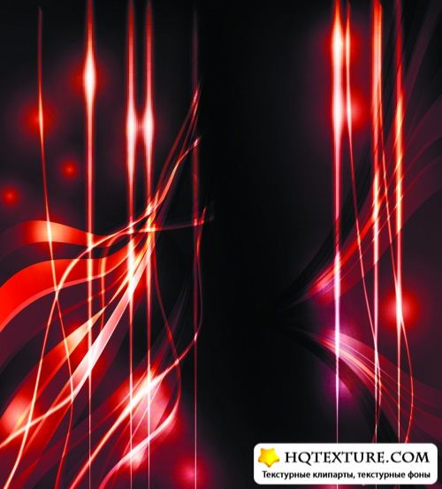 Stock: Abstract glowing background. Vector illustration