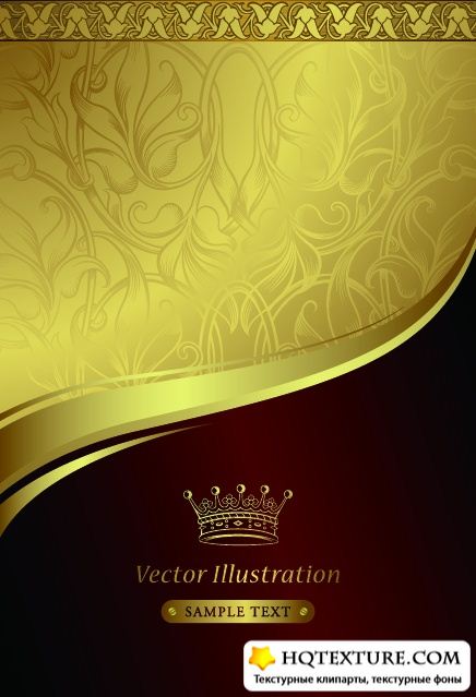 Stock Vector - Royal Cover Backgrounds