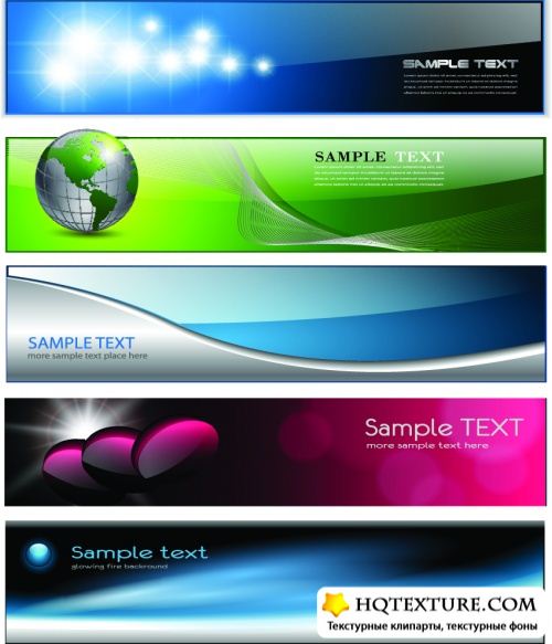Stock Vector - Colorful Banners & Headers