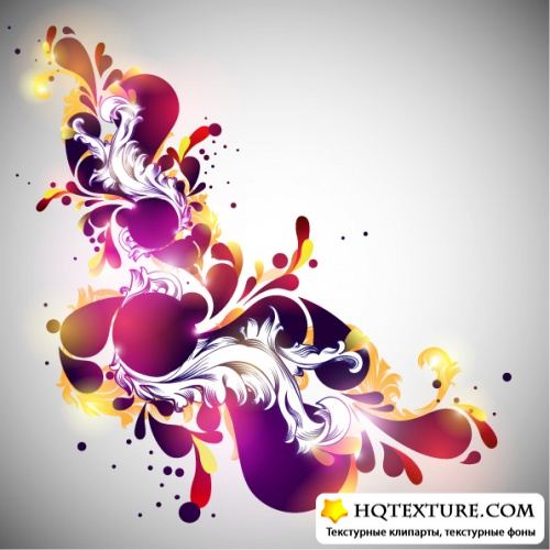 Abstract floral backgrounds 