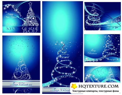 Stock: Christmas background with snowflakes