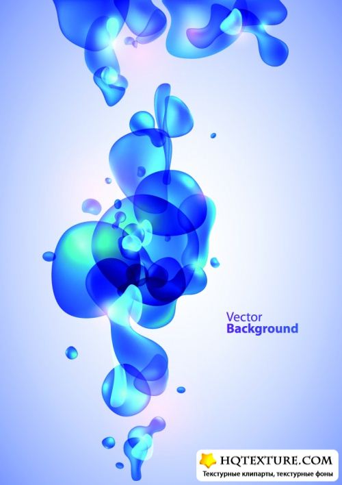 Water Bubbles Backgrounds Vector