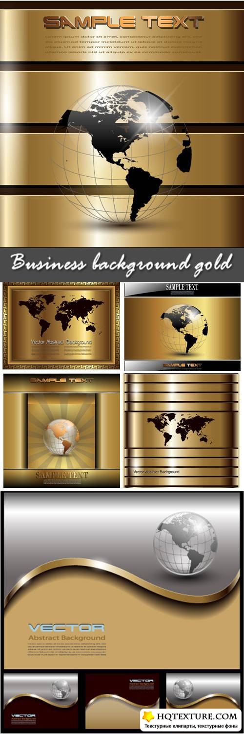 Business background gold