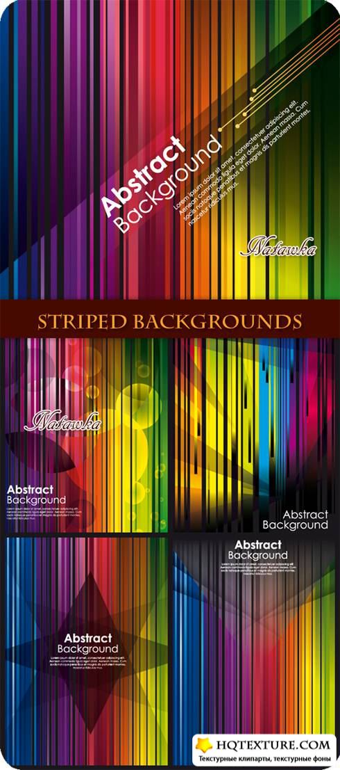 Color striped backgrounds - Stock Vectors