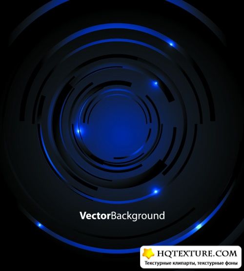 Blue Digital Backgrounds Vector 2