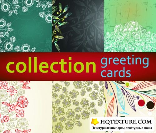 Floral vector cards 2