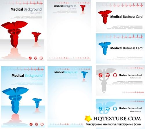Medical backgrounds and cards