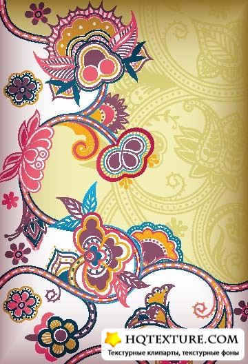 Colorful paisley backgrounds
