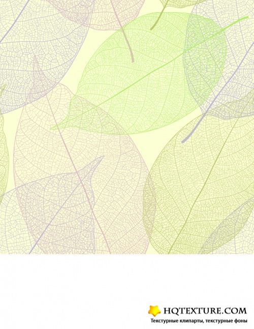 Leaves Seamless Patterns Vector