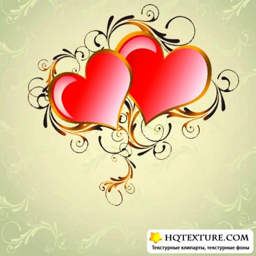       Stock: St. Valentine's Day. Abstract background