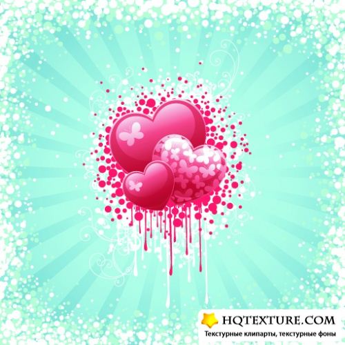       Stock: St. Valentine's Day. Abstract background