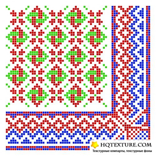 Stock Vector - Old Russian Patterns