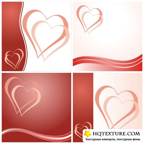 Stock Vector: Valentine's day cards #17 |  ()    #17