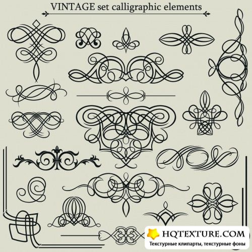Vintage Frames and Design Elements