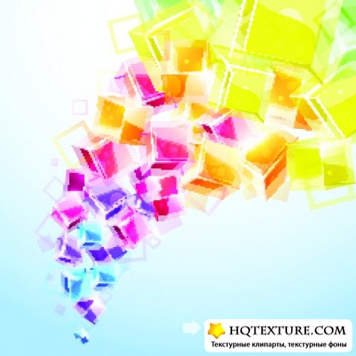 3D Bright Abstract Background 3 - Stock Vectors
