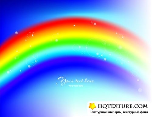 Abstract Rainbow Backgrounds Vector