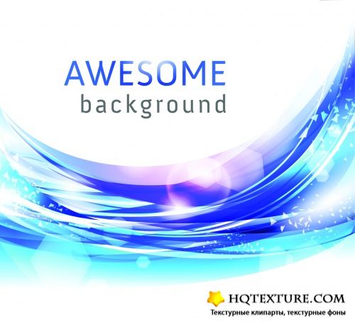 Blue Awesome Backgrounds Vector