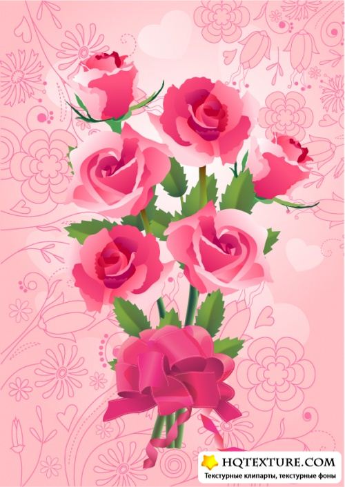 Bouquet of roses backgrounds