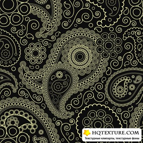 Abstract Paisley Backgrounds Vector