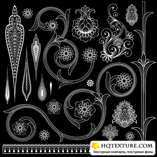 Paisley Pattern black and white