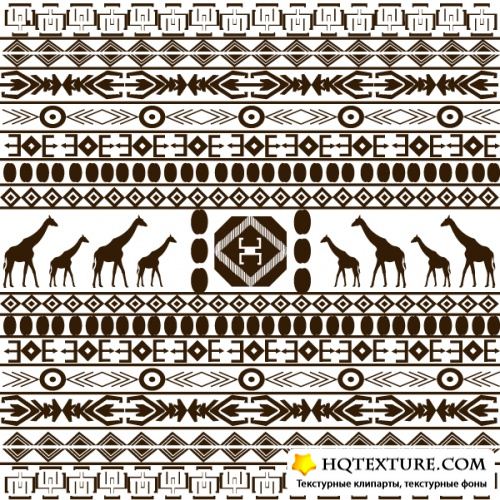 Backgrounds with African motifs