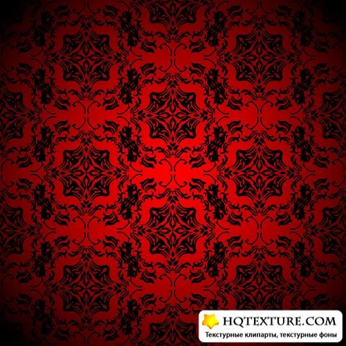 Stock Vector: Blood red seamless backgrounds | -  