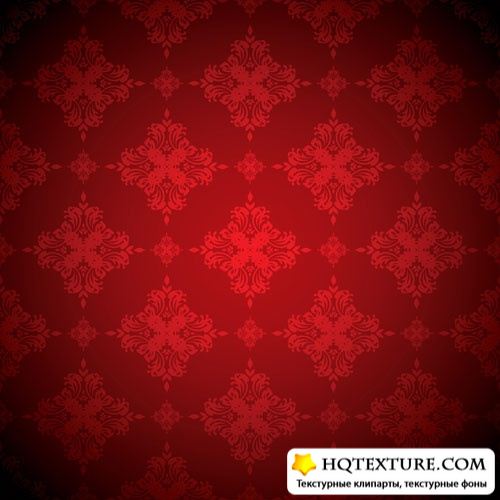 Stock Vector: Blood red seamless backgrounds | -  
