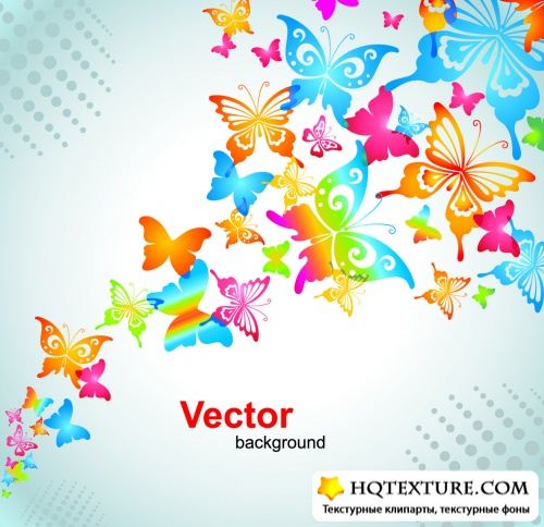 Spring Floral Cards Vector 2